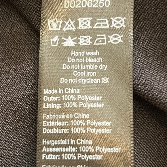 City Chic Black Dress with White Dots - Picture 8 of 9